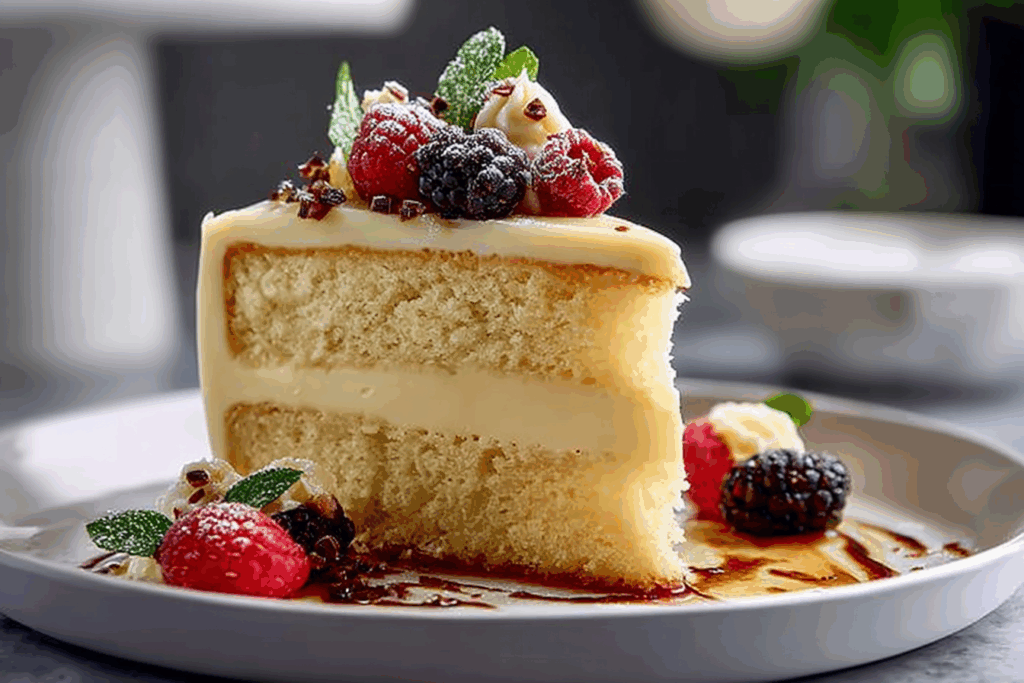 Vanilla Custard Cake
