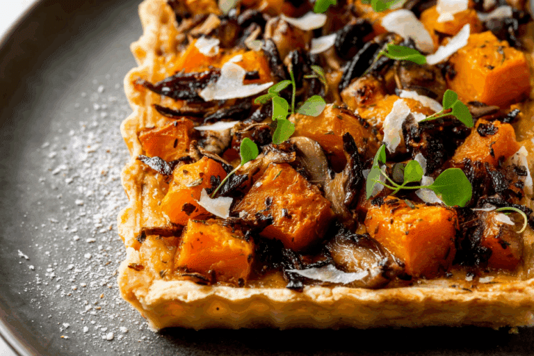 Butternut Squash & Mushroom Tart