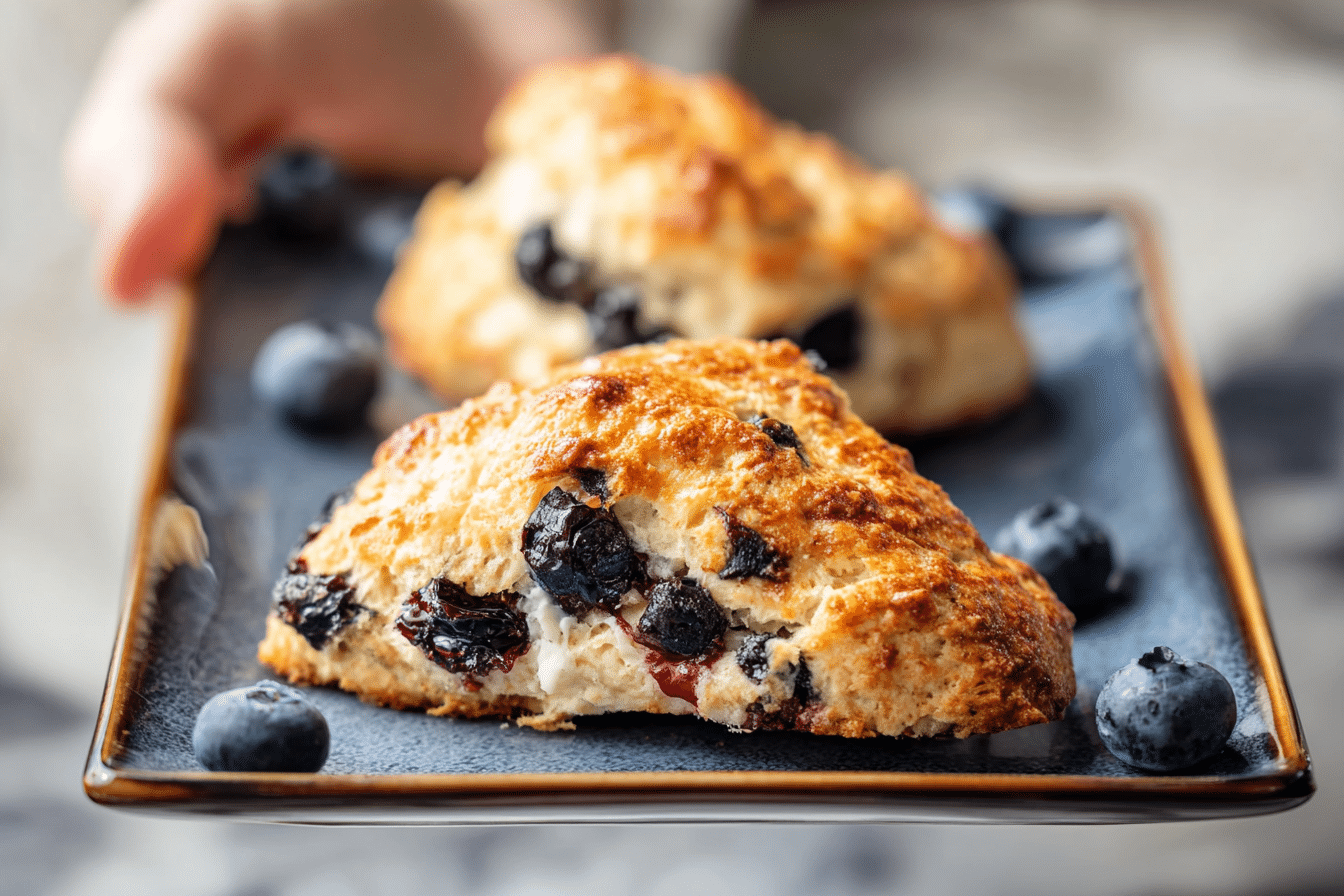 Blueberry Greek Yogurt Scones
