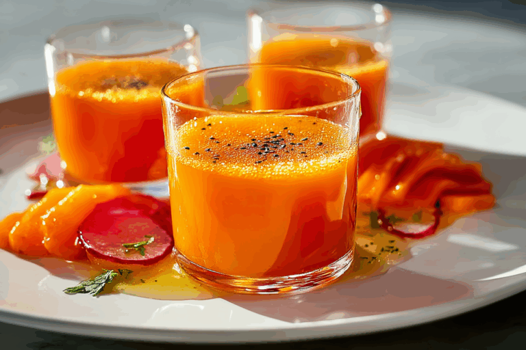 Orange-Carrot Turmeric Ginger Shots