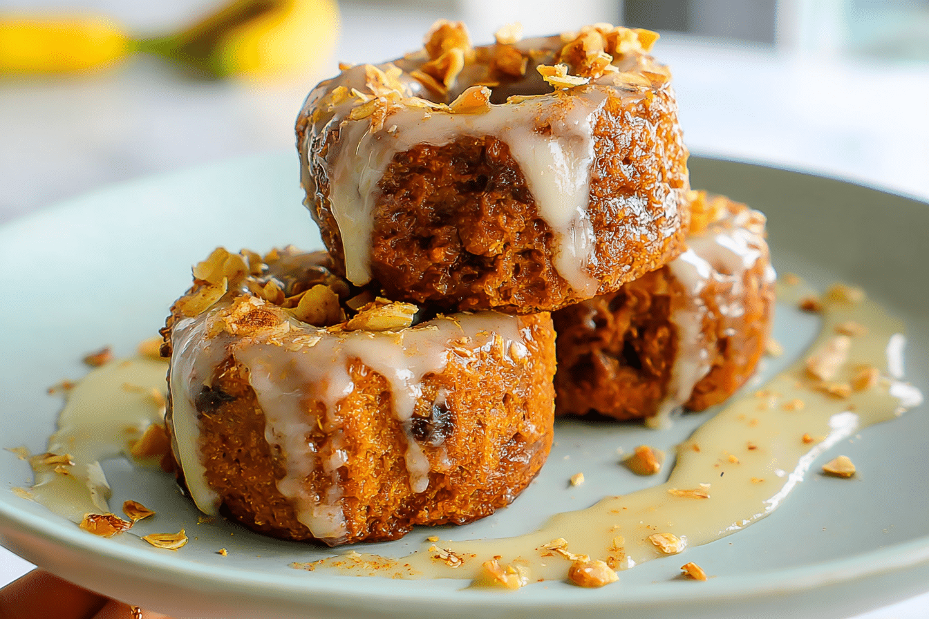 Vegan Banana Bread Donuts
