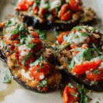 Low Carb Eggplant Bruschetta