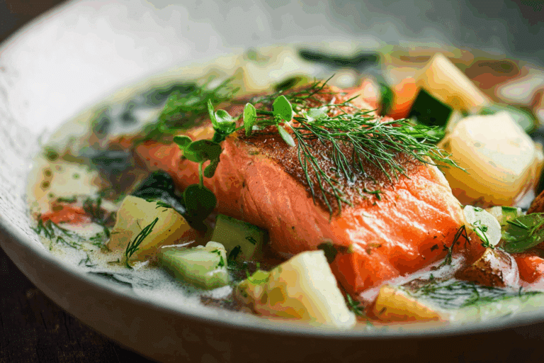Finnish Salmon Soup (Lohikeitto)