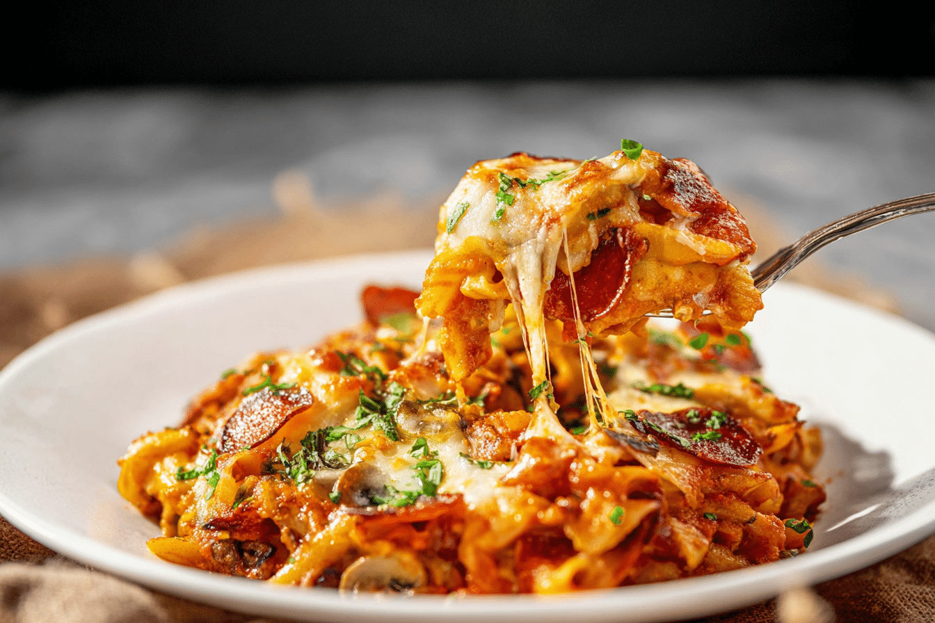 Pizza Pasta Casserole