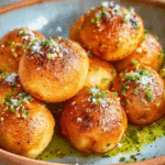 Dough Balls With Garlic Butter