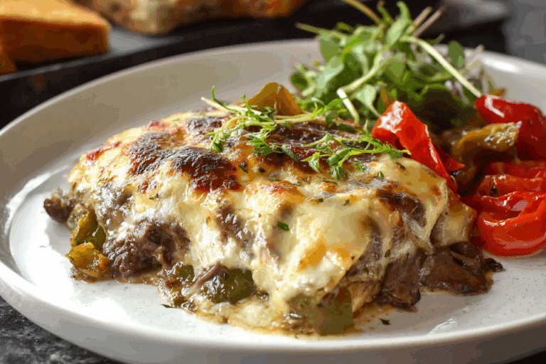 Cheesesteak Stuffed Lasagna