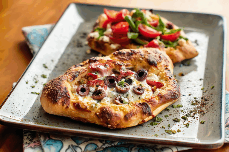 Peinirli – Greek Boat Shaped Pizza