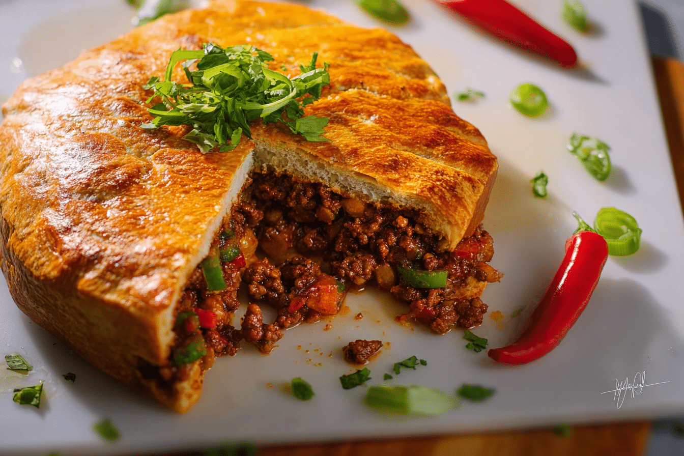 Sloppy Joe Stuffed Bread