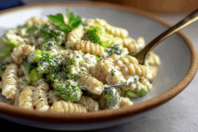 Cheesy and Creamy Broccoli Pasta Recipe