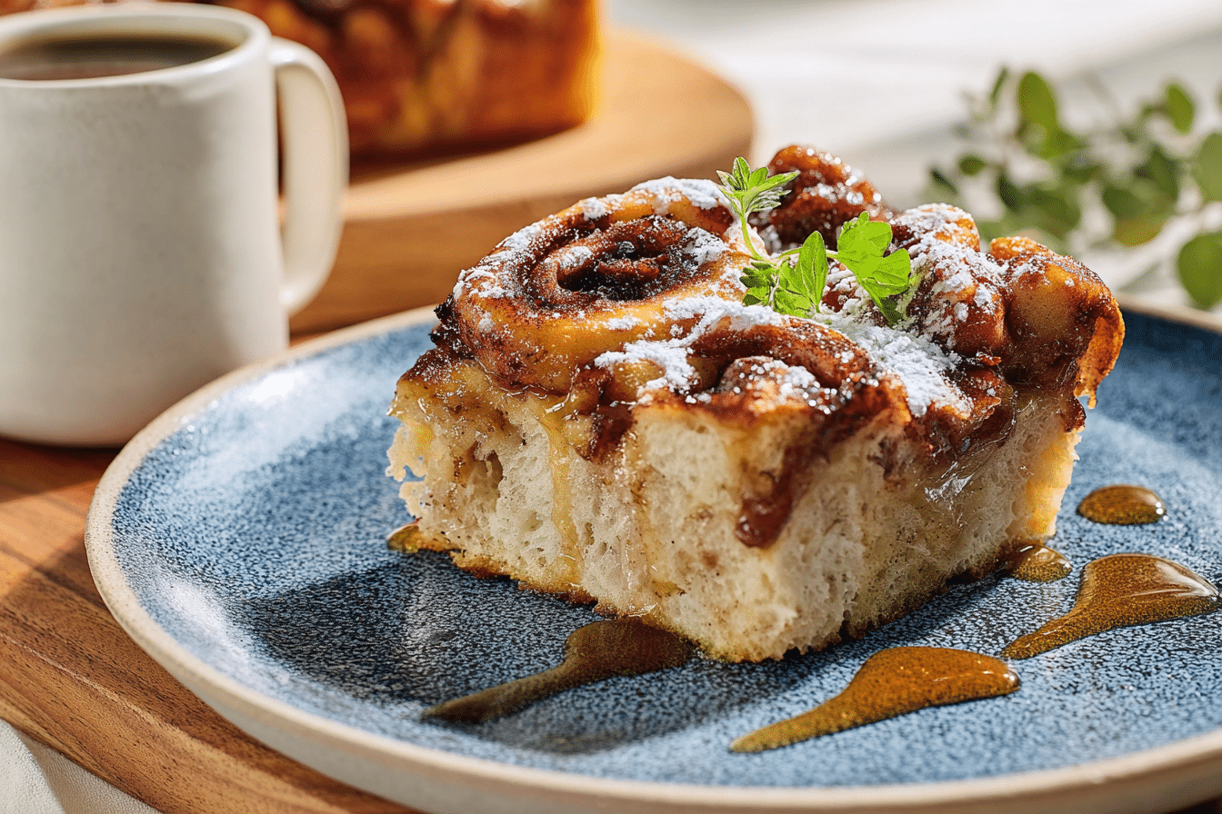 Big and Bubbly Cinnamon Roll Focaccia