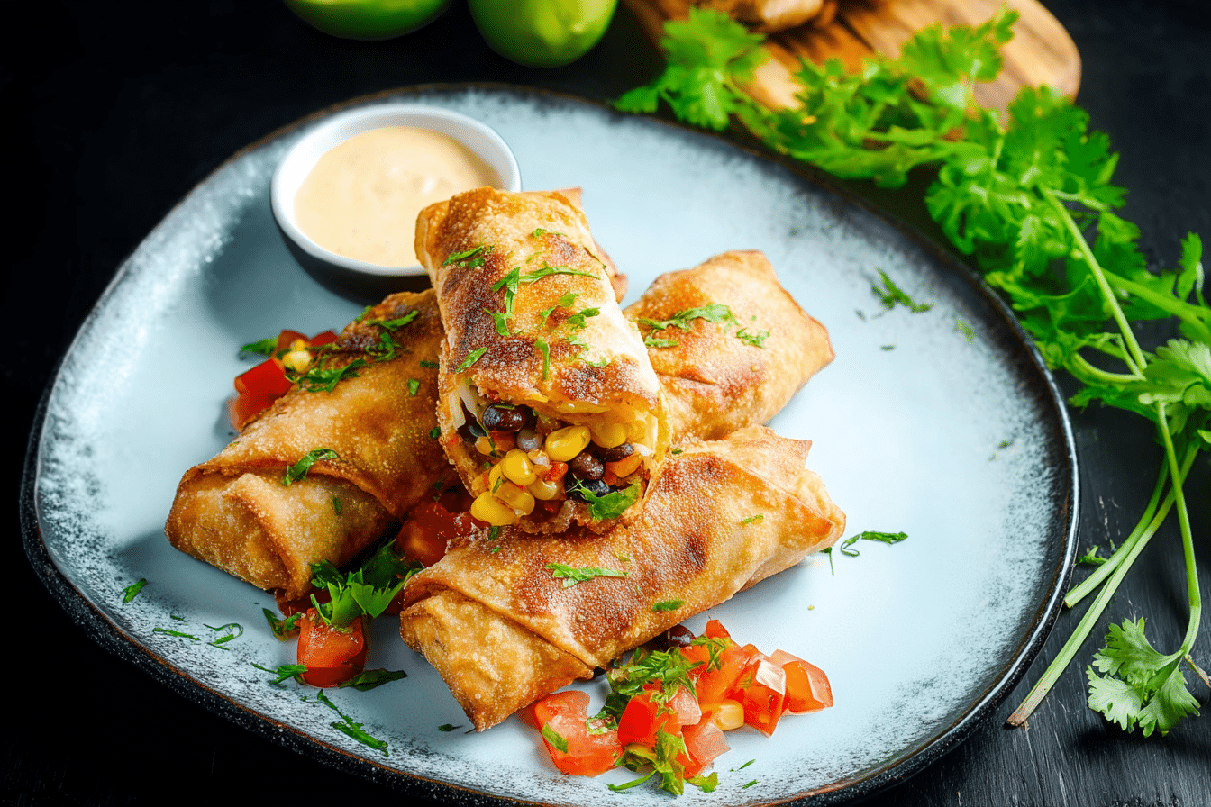Air Fryer Southwest Egg Rolls