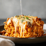 Easy & Cheesy Baked Spaghetti