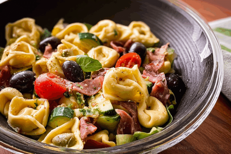 Olive Tortellini Pasta Salad