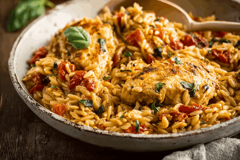 ONE PAN MARRY ME CHICKEN ORZO
