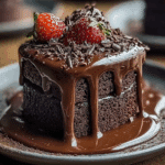 Super Moist Chocolate Cake with Chocolate Ganache
