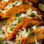 Buffalo Chicken Crispy Tacos