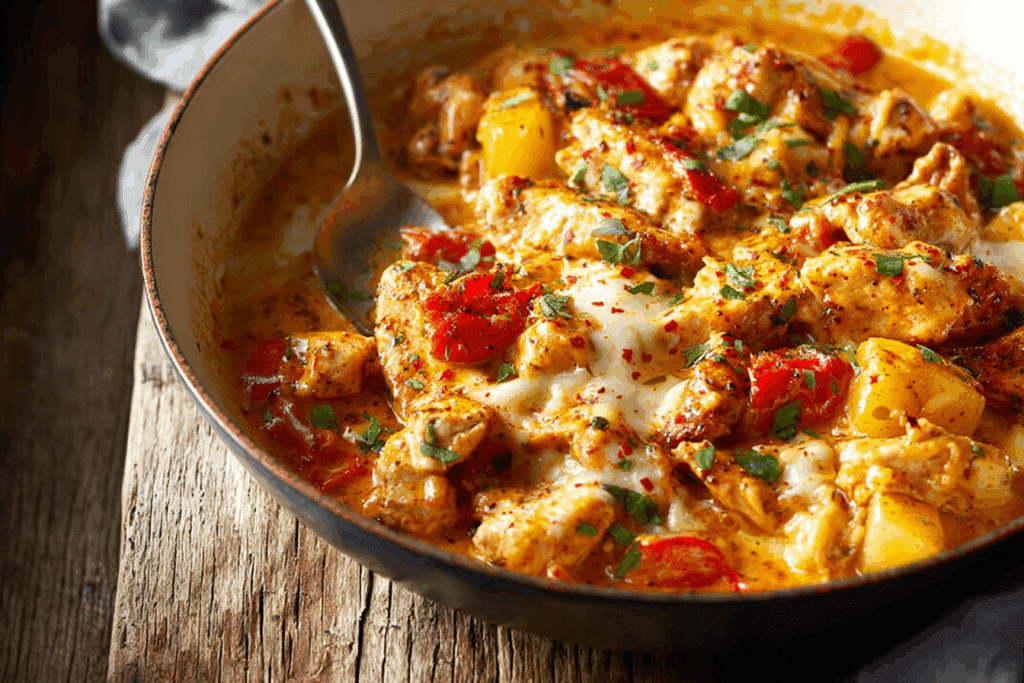 CAJUN CHEESY CHICKEN JKT POT