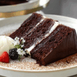 Chocolate Blackberry Layer Cake