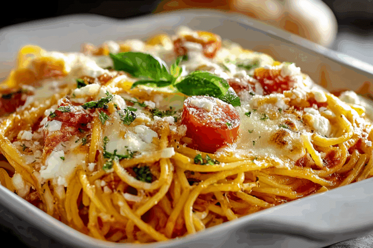 Baked Cream Cheese Spaghetti