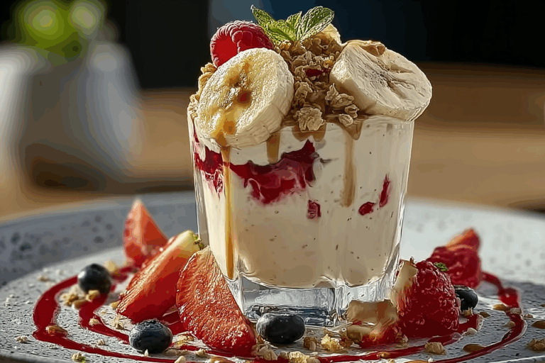 Banana Split Milkshake