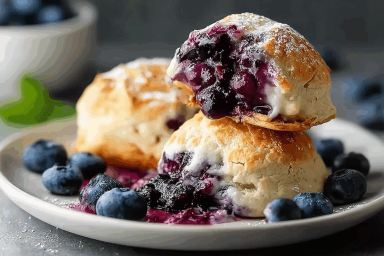 Blueberry Pie Bombs