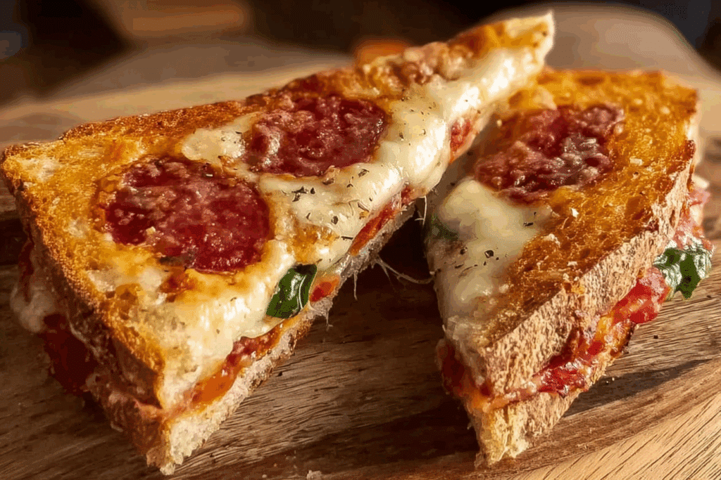 Quick Air Fryer Pizza Toasties