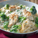 Chicken & Broccoli Alfredo Bake