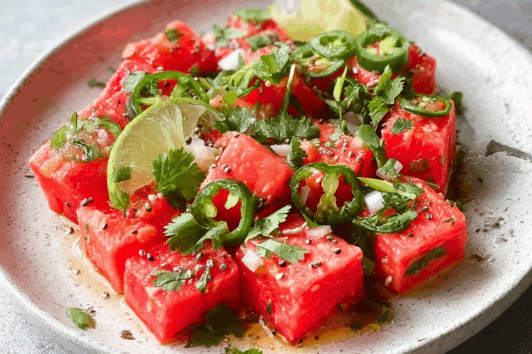 Spicy Watermelon Salad