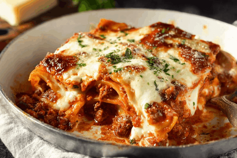 One Pan Lasagna