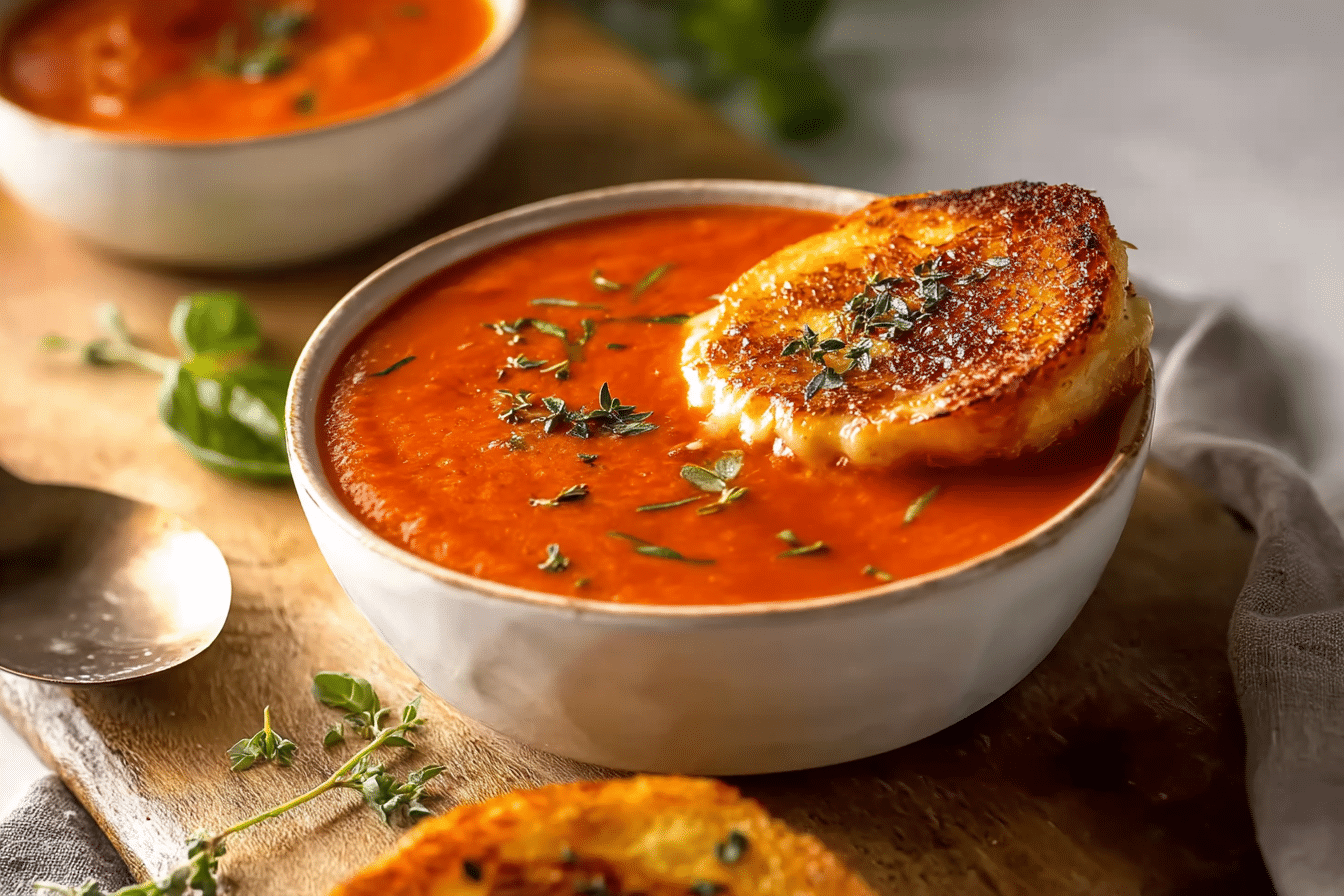 Tomato Soup and Grilled Cheese Casserole