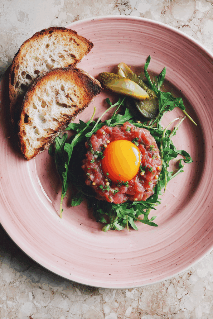 Steak Tartare with Duck Fat Crisps