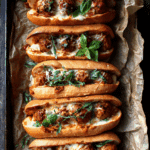 Creamy Chipotle Meatball Subs