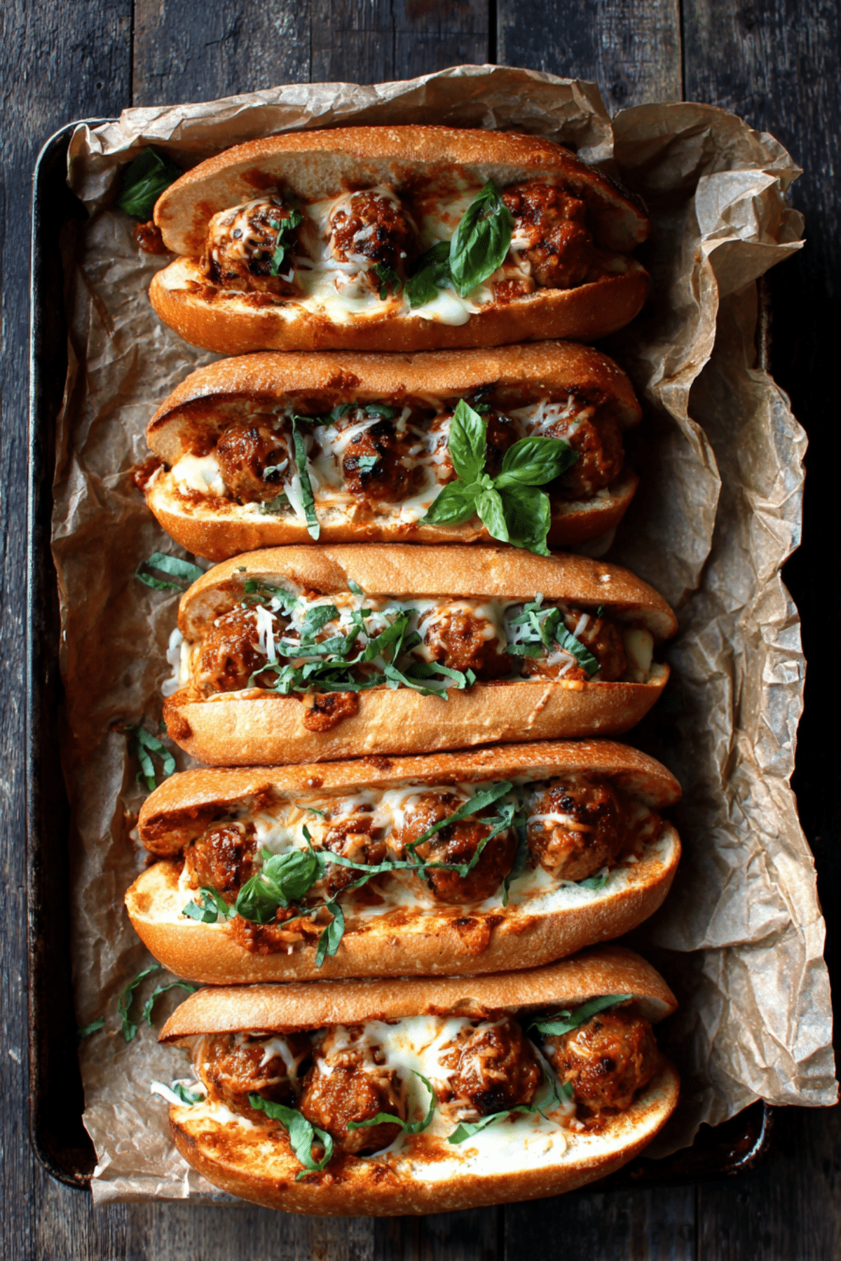 Creamy Chipotle Meatball Subs