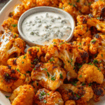 Crispy Buffalo Wings with Blue Cheese Ranch