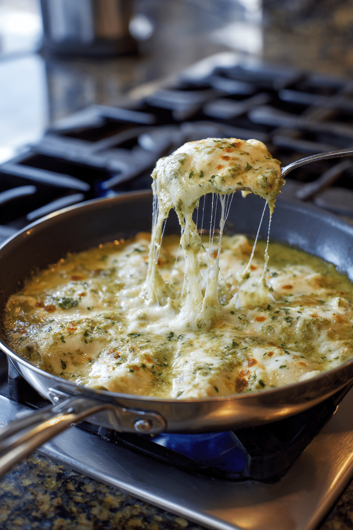 Enchiladas en Salsa Verde