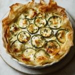 Courgette and Brie Filo Bake