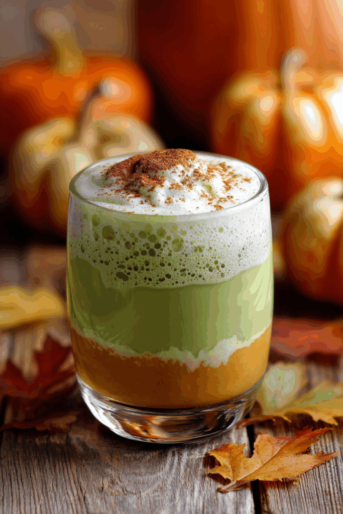 Pumpkin Spice Matcha Latte