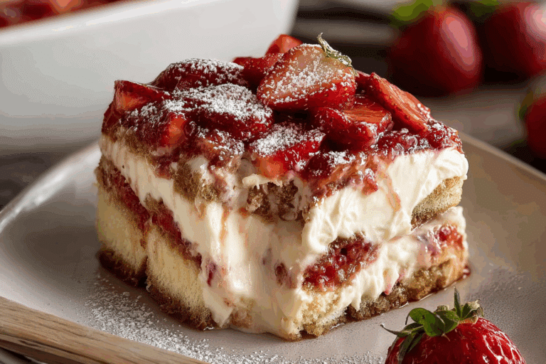 Strawberry Tiramisu
