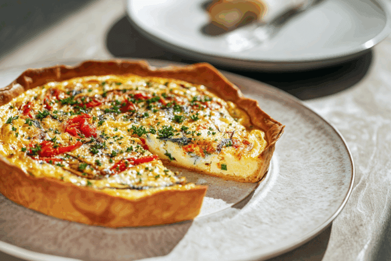 High-Protein Tortilla Quiche