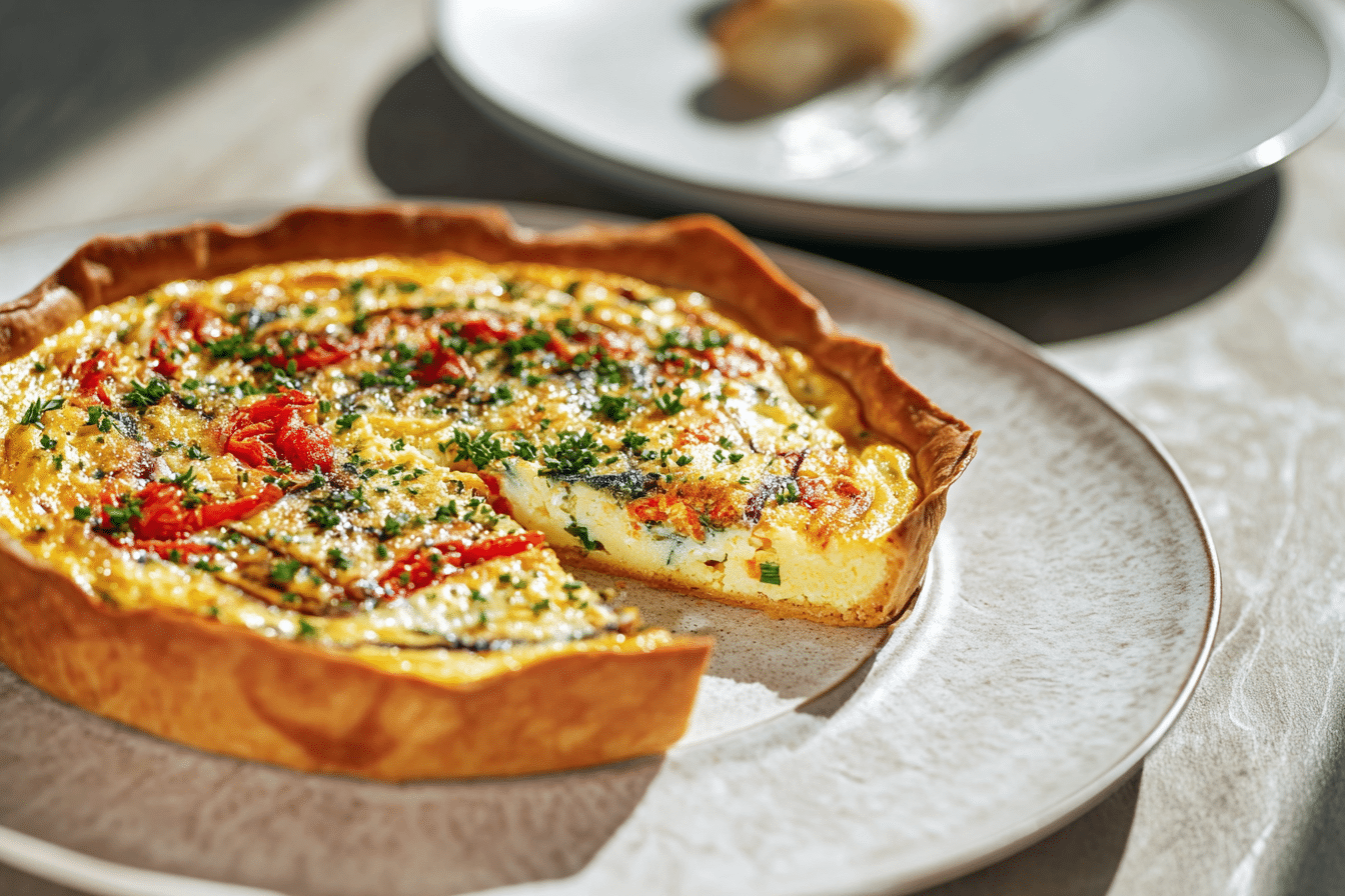 High-Protein Tortilla Quiche