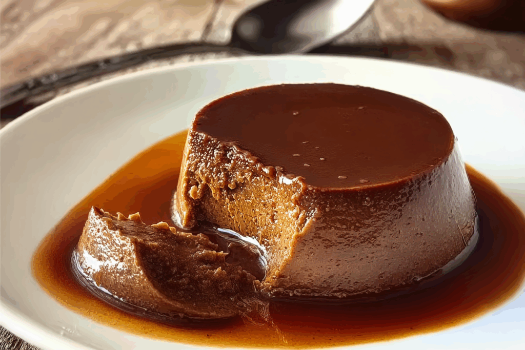 Chocolate Coconut Flanlight