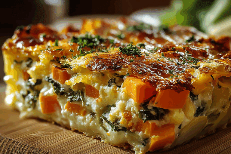 Cheesy Autumn Vegetable Bake