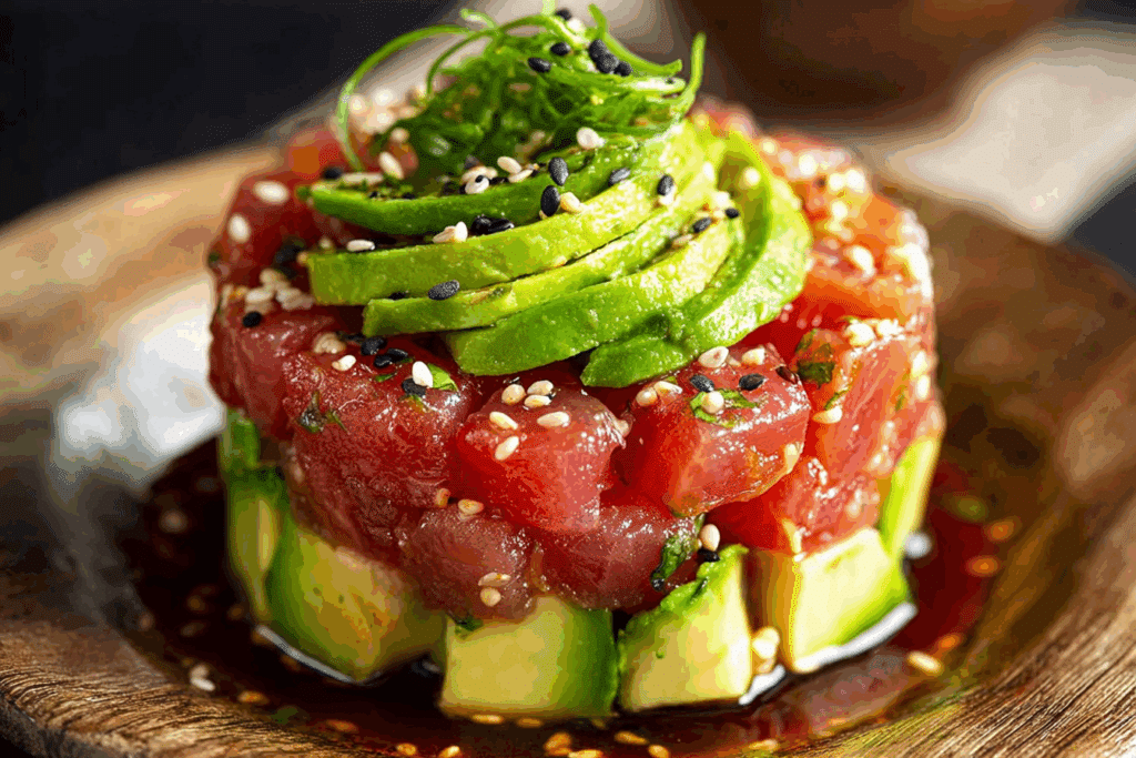 Spicy Tuna Tartare with Avocado