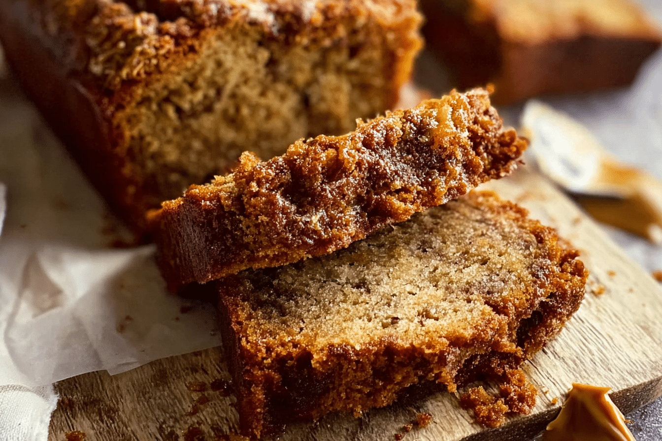 Biscoff Banana Bread