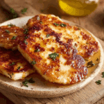 Hot Honey Halloumi Schnitzel