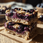 No Bake Blueberry Oat Bars