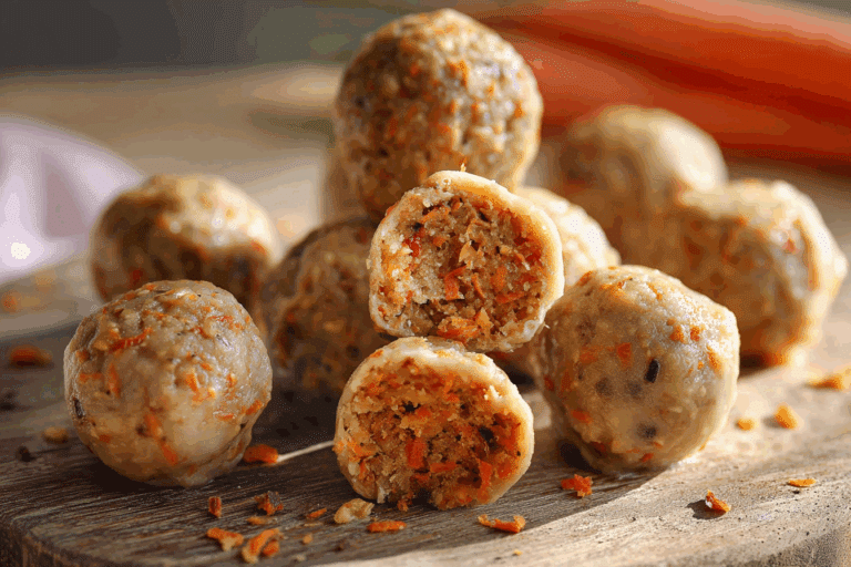 Flourless Carrot Cake Balls