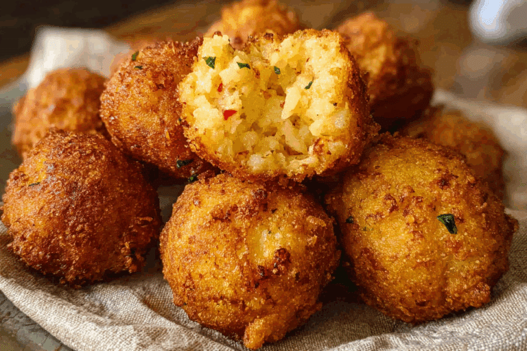 Shrimp Stuffed Hush Puppies