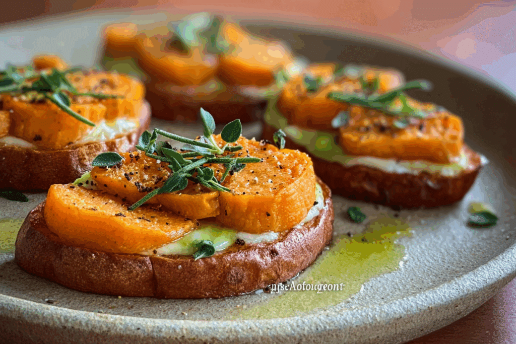 Toast patate douce