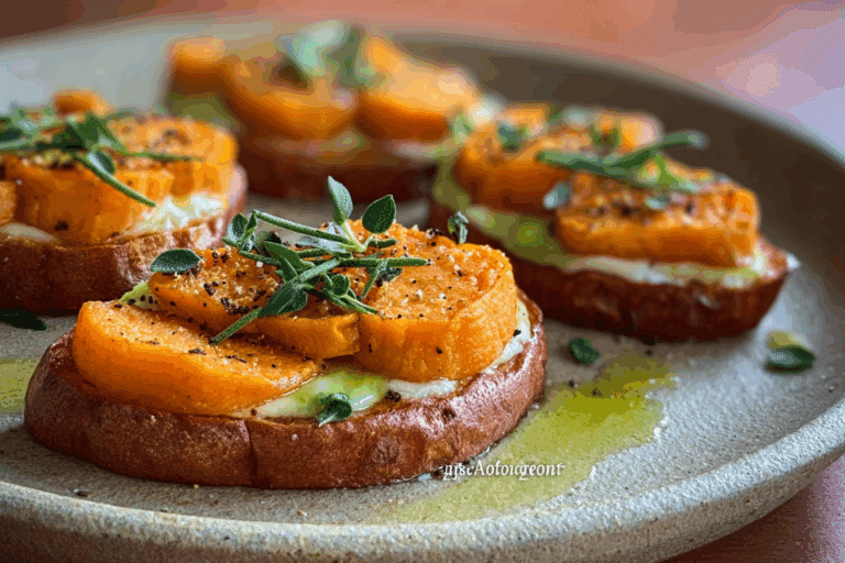 Toast patate douce
